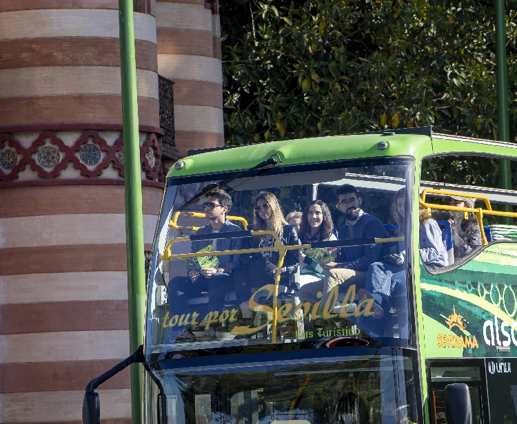 Autobus turistico di Siviglia